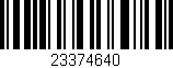 Código de barras (EAN, GTIN, SKU, ISBN): '23374640'