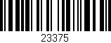 Código de barras (EAN, GTIN, SKU, ISBN): '23375'