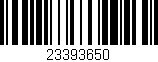 Código de barras (EAN, GTIN, SKU, ISBN): '23393650'