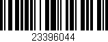 Código de barras (EAN, GTIN, SKU, ISBN): '23396044'