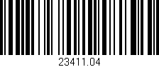 Código de barras (EAN, GTIN, SKU, ISBN): '23411.04'