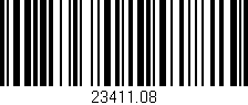 Código de barras (EAN, GTIN, SKU, ISBN): '23411.08'