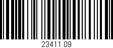 Código de barras (EAN, GTIN, SKU, ISBN): '23411.09'