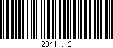 Código de barras (EAN, GTIN, SKU, ISBN): '23411.12'