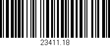 Código de barras (EAN, GTIN, SKU, ISBN): '23411.18'