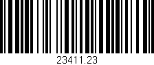 Código de barras (EAN, GTIN, SKU, ISBN): '23411.23'