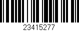 Código de barras (EAN, GTIN, SKU, ISBN): '23415277'