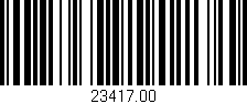 Código de barras (EAN, GTIN, SKU, ISBN): '23417.00'