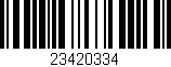 Código de barras (EAN, GTIN, SKU, ISBN): '23420334'