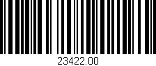 Código de barras (EAN, GTIN, SKU, ISBN): '23422.00'