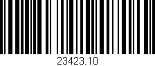 Código de barras (EAN, GTIN, SKU, ISBN): '23423.10'