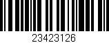 Código de barras (EAN, GTIN, SKU, ISBN): '23423126'