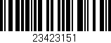 Código de barras (EAN, GTIN, SKU, ISBN): '23423151'