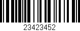 Código de barras (EAN, GTIN, SKU, ISBN): '23423452'