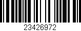 Código de barras (EAN, GTIN, SKU, ISBN): '23426972'