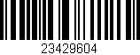 Código de barras (EAN, GTIN, SKU, ISBN): '23429604'