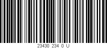 Código de barras (EAN, GTIN, SKU, ISBN): '23430_234_0_U'