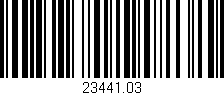 Código de barras (EAN, GTIN, SKU, ISBN): '23441.03'