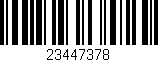 Código de barras (EAN, GTIN, SKU, ISBN): '23447378'