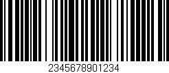Código de barras (EAN, GTIN, SKU, ISBN): '2345678901234'