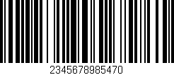 Código de barras (EAN, GTIN, SKU, ISBN): '2345678985470'