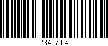 Código de barras (EAN, GTIN, SKU, ISBN): '23457.04'