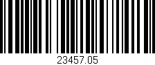 Código de barras (EAN, GTIN, SKU, ISBN): '23457.05'