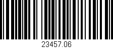 Código de barras (EAN, GTIN, SKU, ISBN): '23457.06'