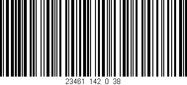 Código de barras (EAN, GTIN, SKU, ISBN): '23461_142_0_38'