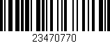 Código de barras (EAN, GTIN, SKU, ISBN): '23470770'