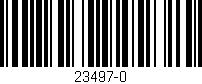 Código de barras (EAN, GTIN, SKU, ISBN): '23497-0'
