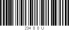 Código de barras (EAN, GTIN, SKU, ISBN): '234_0_0_U'
