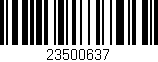 Código de barras (EAN, GTIN, SKU, ISBN): '23500637'