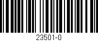 Código de barras (EAN, GTIN, SKU, ISBN): '23501-0'
