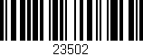 Código de barras (EAN, GTIN, SKU, ISBN): '23502'