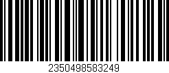 Código de barras (EAN, GTIN, SKU, ISBN): '2350498583249'