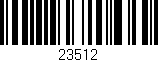 Código de barras (EAN, GTIN, SKU, ISBN): '23512'