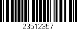 Código de barras (EAN, GTIN, SKU, ISBN): '23512357'
