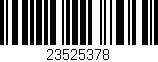 Código de barras (EAN, GTIN, SKU, ISBN): '23525378'