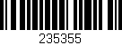 Código de barras (EAN, GTIN, SKU, ISBN): '235355'