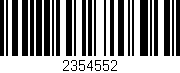 Código de barras (EAN, GTIN, SKU, ISBN): '2354552'