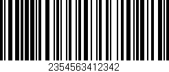 Código de barras (EAN, GTIN, SKU, ISBN): '2354563412342'