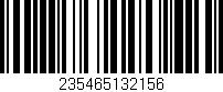 Código de barras (EAN, GTIN, SKU, ISBN): '235465132156'