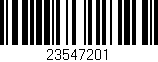 Código de barras (EAN, GTIN, SKU, ISBN): '23547201'