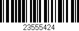 Código de barras (EAN, GTIN, SKU, ISBN): '23555424'