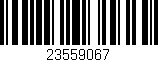 Código de barras (EAN, GTIN, SKU, ISBN): '23559067'