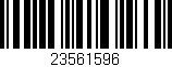 Código de barras (EAN, GTIN, SKU, ISBN): '23561596'