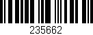 Código de barras (EAN, GTIN, SKU, ISBN): '235662'