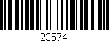 Código de barras (EAN, GTIN, SKU, ISBN): '23574'