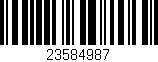 Código de barras (EAN, GTIN, SKU, ISBN): '23584987'